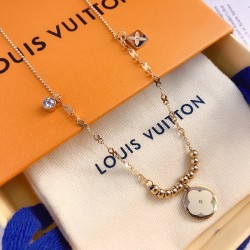 LV Jewelry Necklace: $20–$25 with box; $17–$22 without box