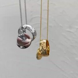 LV Jewelry Necklace: $20–$25 with box; $17–$22 without box