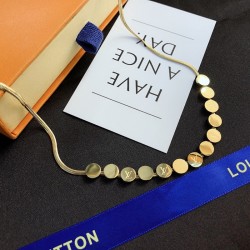 LV Jewelry Necklace: $20–$25 with box; $17–$22 without box