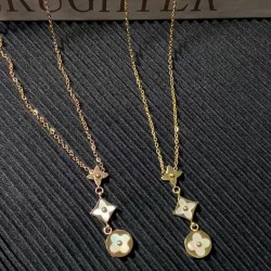 LV Jewelry Necklace: $20–$25 with box; $17–$22 without box