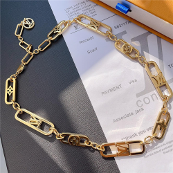 LV Jewelry Necklace: $20–$25 (with box); $17–$22 (without bo