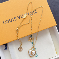 LV Jewelry Necklace: $20–$25 with box; $17–$22 without box