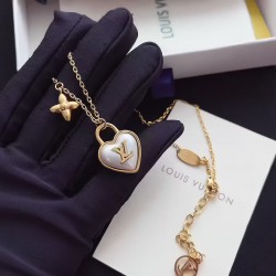 LV Jewelry Necklace: $20–$25 with box; $17–$22 without box