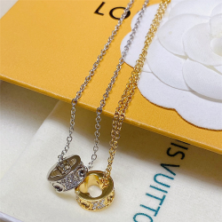 LV Jewelry Necklace: $20–$25 with box; $17–$22 without box
