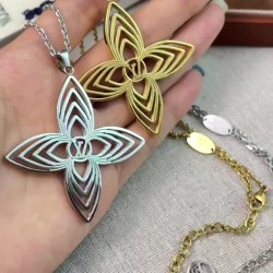 LV Jewelry Necklace: $20–$25 with box; $17–$22 without box