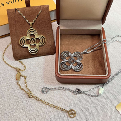 LV Jewelry Necklace: $20–$25 with box; $17–$22 without box