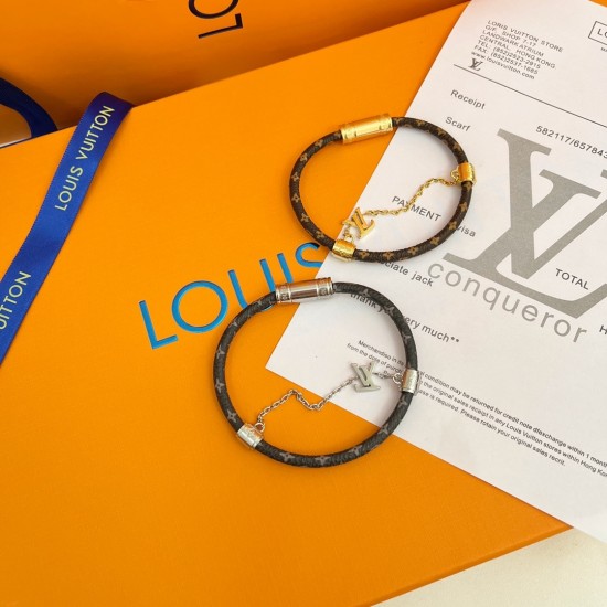 LV Jewelry Bracelet: $20 with box; $17 without box