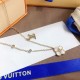 LV Jewelry Necklace: $20–$25 with box; $17–$22 without box