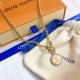 LV Jewelry Necklace: $20–$25 with box; $17–$22 without box