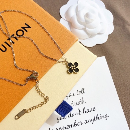 LV Jewelry Necklace: $20–$25 with box; $17–$22 without box