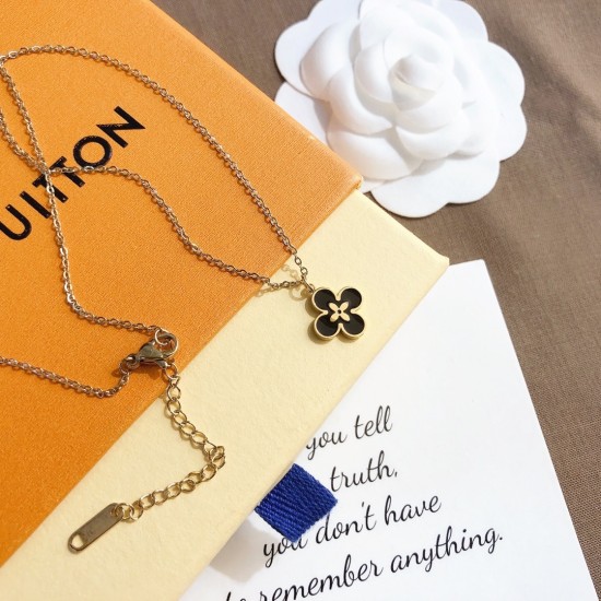 LV Jewelry Necklace: $20–$25 with box; $17–$22 without box