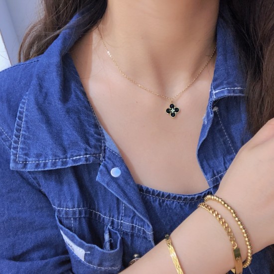 LV Jewelry Necklace: $20–$25 with box; $17–$22 without box