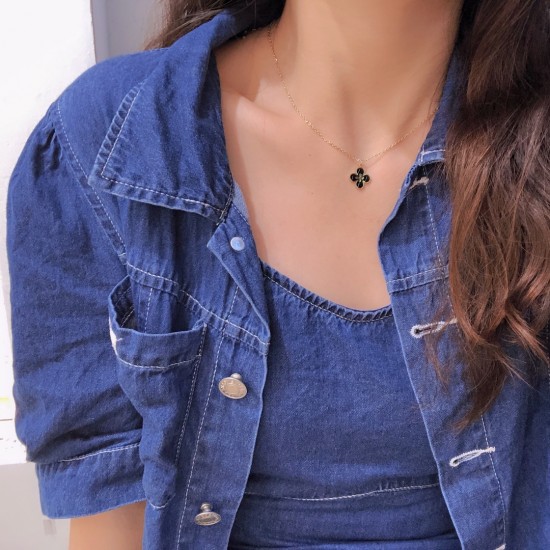 LV Jewelry Necklace: $20–$25 with box; $17–$22 without box