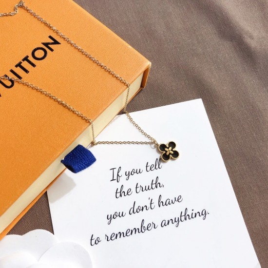 LV Jewelry Necklace: $20–$25 with box; $17–$22 without box
