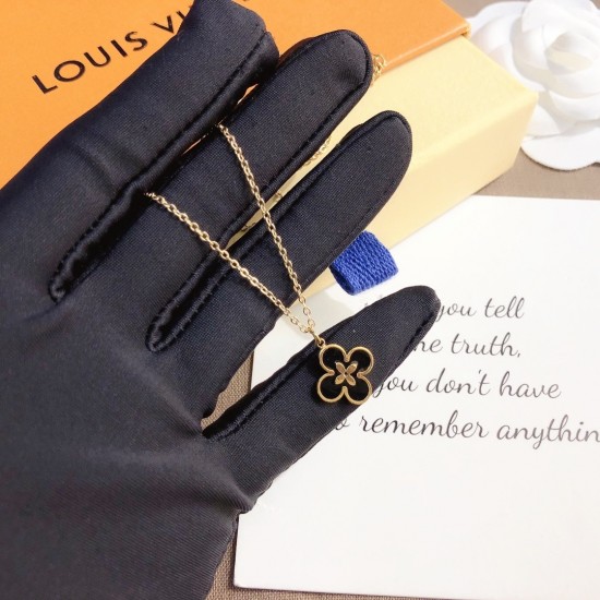 LV Jewelry Necklace: $20–$25 with box; $17–$22 without box