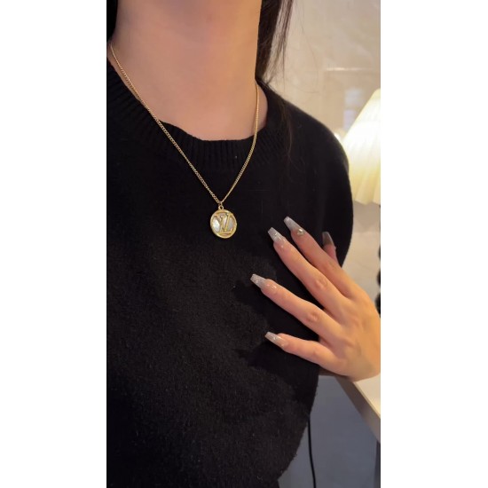LV Jewelry Necklace: $20–$25 with box; $17–$22 without box