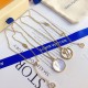 LV Jewelry Necklace: $20–$25 with box; $17–$22 without box