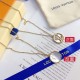 LV Jewelry Necklace: $20–$25 with box; $17–$22 without box