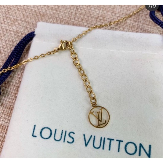 LV Jewelry Necklace: $20–$25 (with box); $17–$22 (without bo