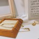 LV Jewelry Necklace: $20–$25 (with box); $17–$22 (without bo