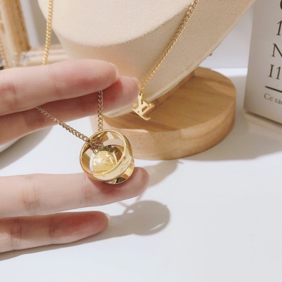 LV Jewelry Necklace: $20–$25 (with box); $17–$22 (without bo