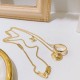 LV Jewelry Necklace: $20–$25 (with box); $17–$22 (without bo