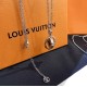 LV Jewelry Necklace: $20–$25 with box; $17–$22 without box