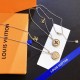 LV Jewelry Necklace: $20–$25 with box; $17–$22 without box