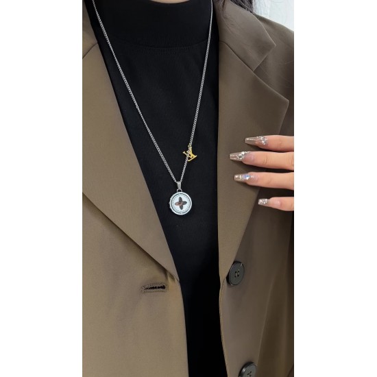 LV Jewelry Necklace: $20–$25 with box; $17–$22 without box