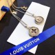 LV Jewelry Necklace: $20–$25 with box; $17–$22 without box