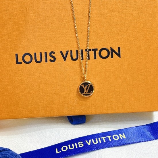 LV Jewelry Necklace: $20–$25 with box; $17–$22 without box