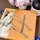 LV Jewelry Necklace: $20–$25 (with box); $17–$22 (without bo