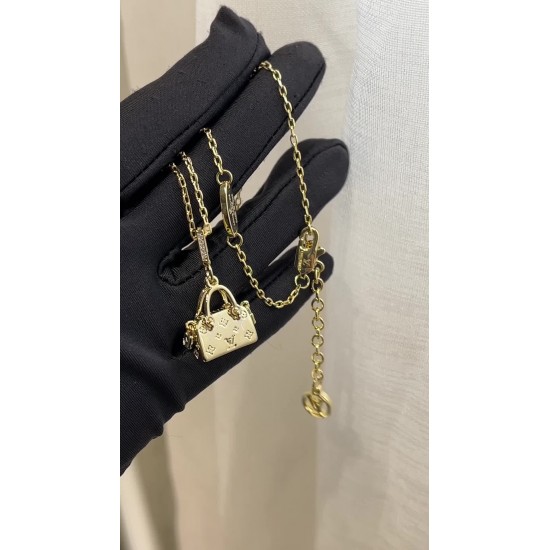 LV Jewelry Necklace: $20–$25 with box; $17–$22 without box
