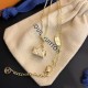 LV Jewelry Necklace: $20–$25 with box; $17–$22 without box