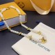 LV Jewelry Necklace: $20–$25 with box; $17–$22 without box