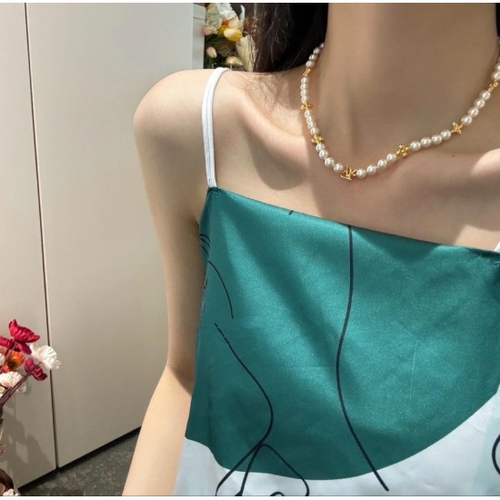 LV Jewelry Necklace: $20–$25 with box; $17–$22 without box