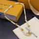 LV Jewelry Necklace: $20–$25 with box; $17–$22 without box