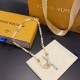 LV Jewelry Necklace: $20–$25 with box; $17–$22 without box