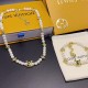 LV Jewelry Necklace: $20–$25 with box; $17–$22 without box