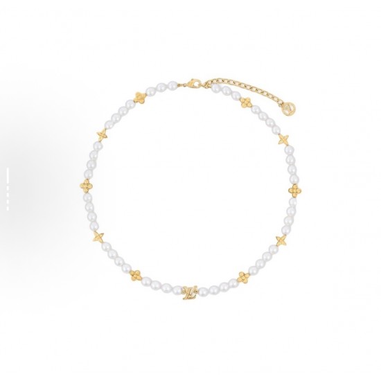 LV Jewelry Necklace: $20–$25 with box; $17–$22 without box