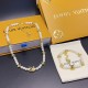 LV Jewelry Necklace: $20–$25 with box; $17–$22 without box