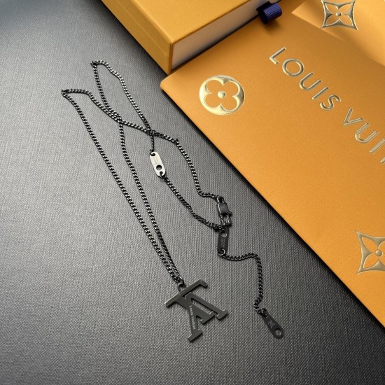 LV Jewelry Necklace: $20–$25 (with box); $17–$22 (without bo