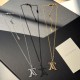 LV Jewelry Necklace: $20–$25 (with box); $17–$22 (without bo