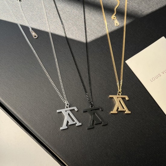 LV Jewelry Necklace: $20–$25 (with box); $17–$22 (without bo