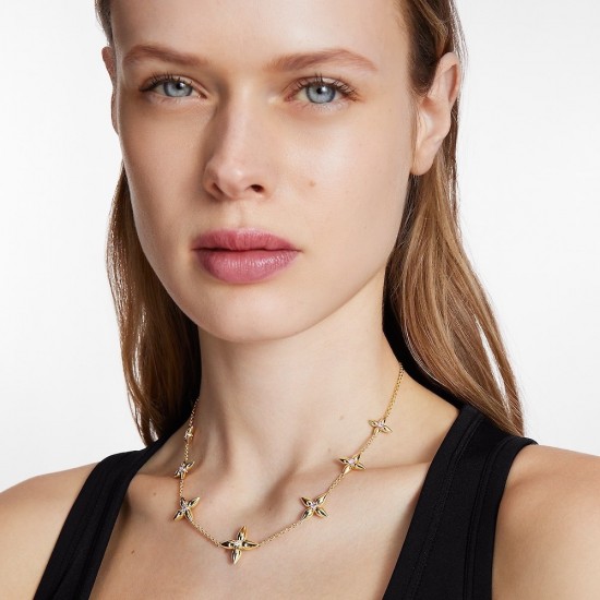 LV Jewelry Necklace: $20–$25 (with box); $17–$22 (without bo