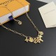 LV Jewelry Necklace: $20–$25 with box; $17–$22 without box