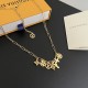LV Jewelry Necklace: $20–$25 with box; $17–$22 without box