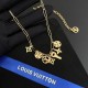 LV Jewelry Necklace: $20–$25 with box; $17–$22 without box