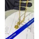 LV Jewelry Necklace: $20–$25 with box; $17–$22 without box