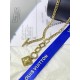 LV Jewelry Necklace: $20–$25 with box; $17–$22 without box